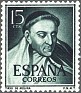 Spain 1951 Literati 15 CTS Green Edifil 1073. Spain 1951 1073 Tirso de Molina. Uploaded by susofe